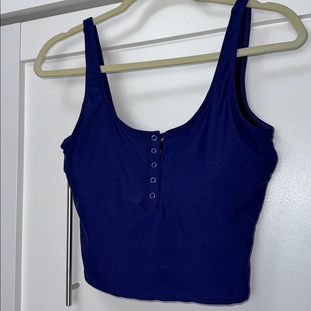 Navy Blue Women's Tank Top